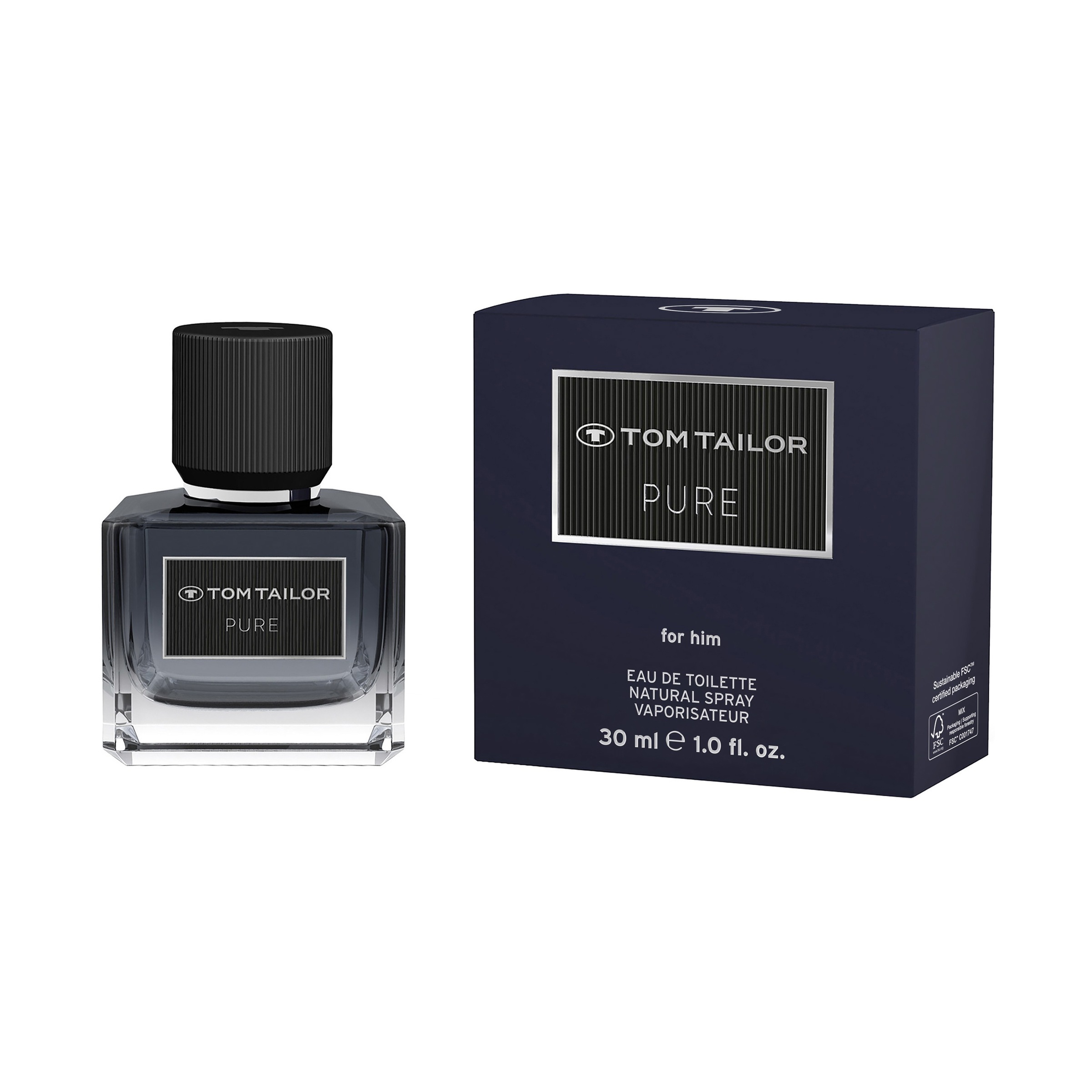 TOM TAILOR Eau de Toilette »PURE FOR HIM« EdT 30 ml Man