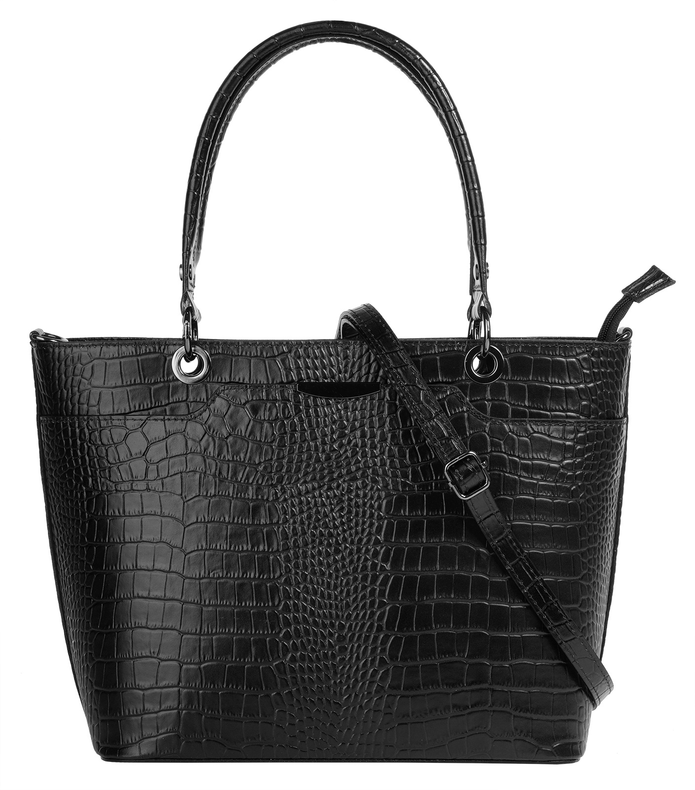 Cluty Henkeltasche, echt Leder, Made in Italy kaufen