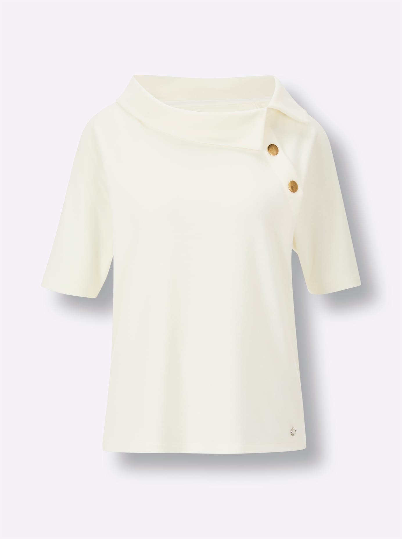 CREATION L PREMIUM Kurzarmshirt »Modal-Shirt« 1 tlg.