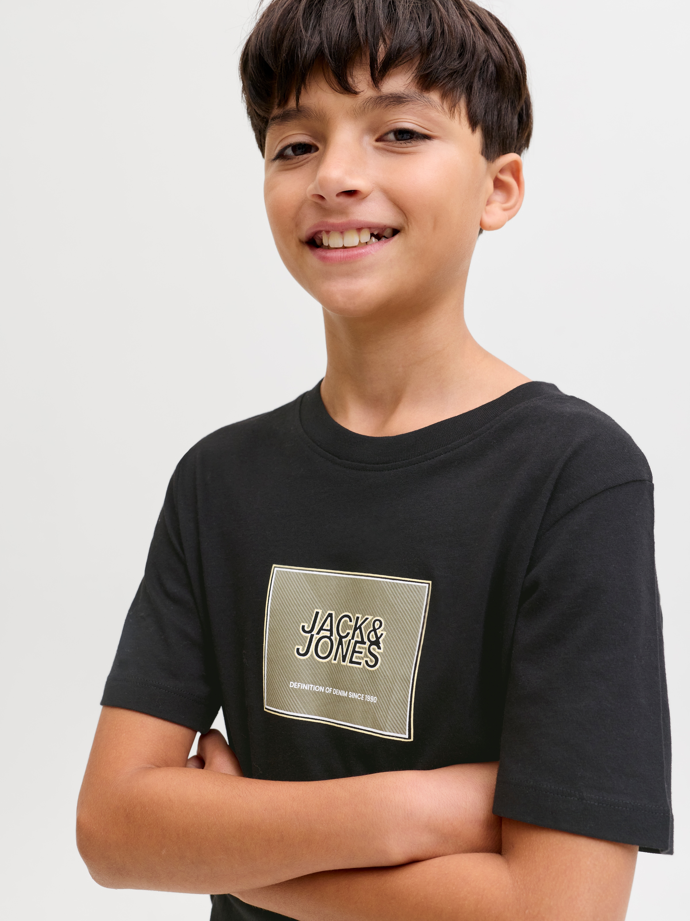 Jack & Jones Junior T-Shirt »JJRAIN TEE SS CREW NECK JNR« mit Logoprint