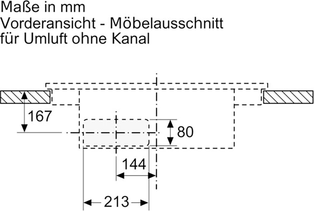 NEFF Kochfeld mit Dunstabzug »V58NBS1L0«, mit einfacher Touch Control Bedienung