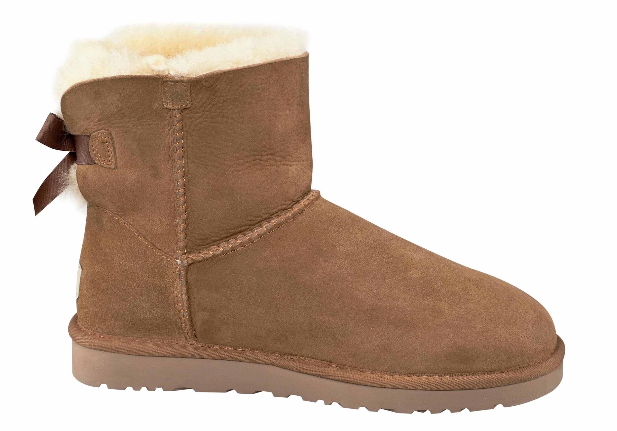 UGG Schlupfboots »Mini Bailey Bow 2«, Schlupfboots, Winterstiefel, Snowboots mit dekorativer Schleife