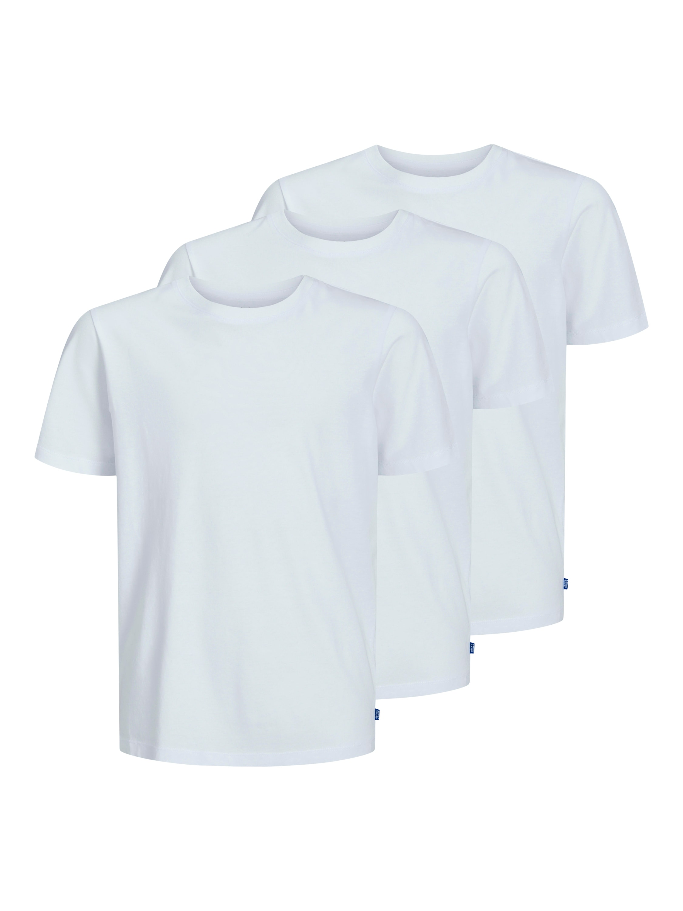 Jack & Jones Junior T-Shirt »JJEORGANIC BASIC TEE SS 3PK MP NOOS JNR« Packung, 3 tlg.