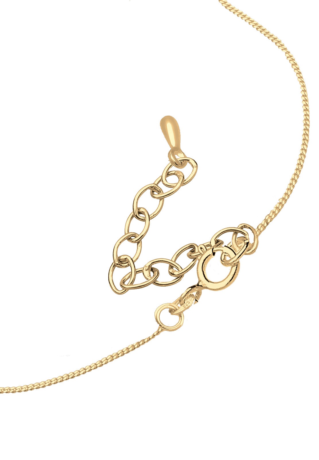 Elli Choker »Halskette Choker Astro Glas Kristalle Weiß 925 Sterling Silber«