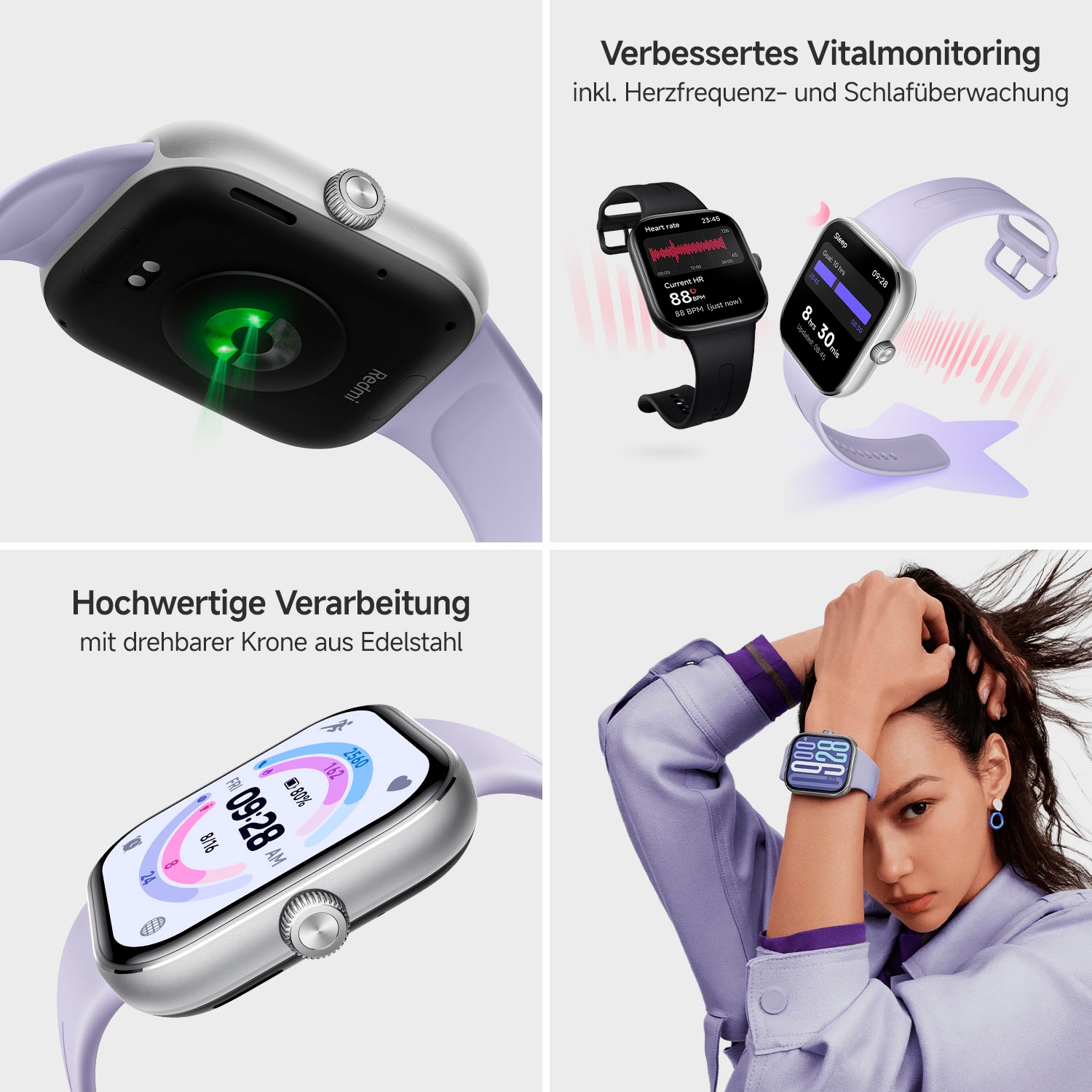 Xiaomi Smartwatch »Redmi Watch 5«, (5.25 cm / 2.07 Zoll), Proprietär,)