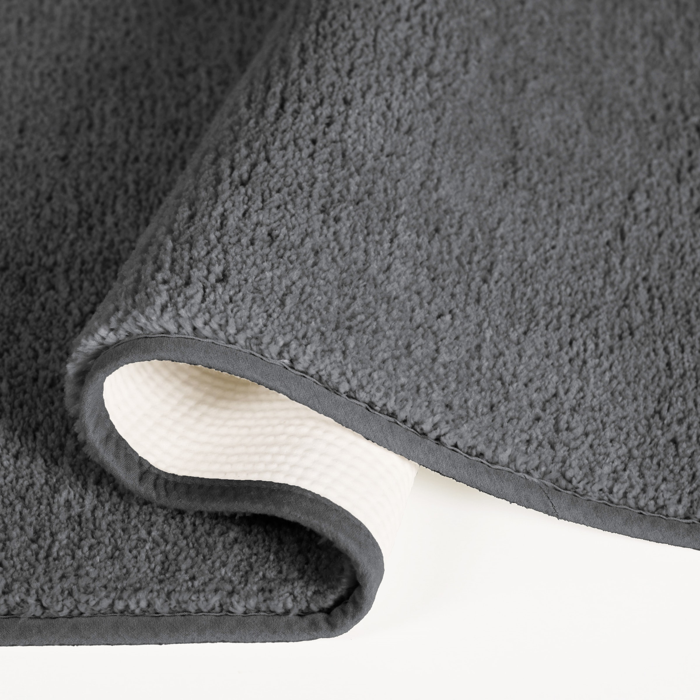 my home Badematte »Vanessa, Badvorleger, Badezimmer Teppich«, rutschhemmend beschichtet, schnell trocknend-fußbodenheizungsgeeignet-strapazierfähig, Badteppich, weiche Haptik, unifarben