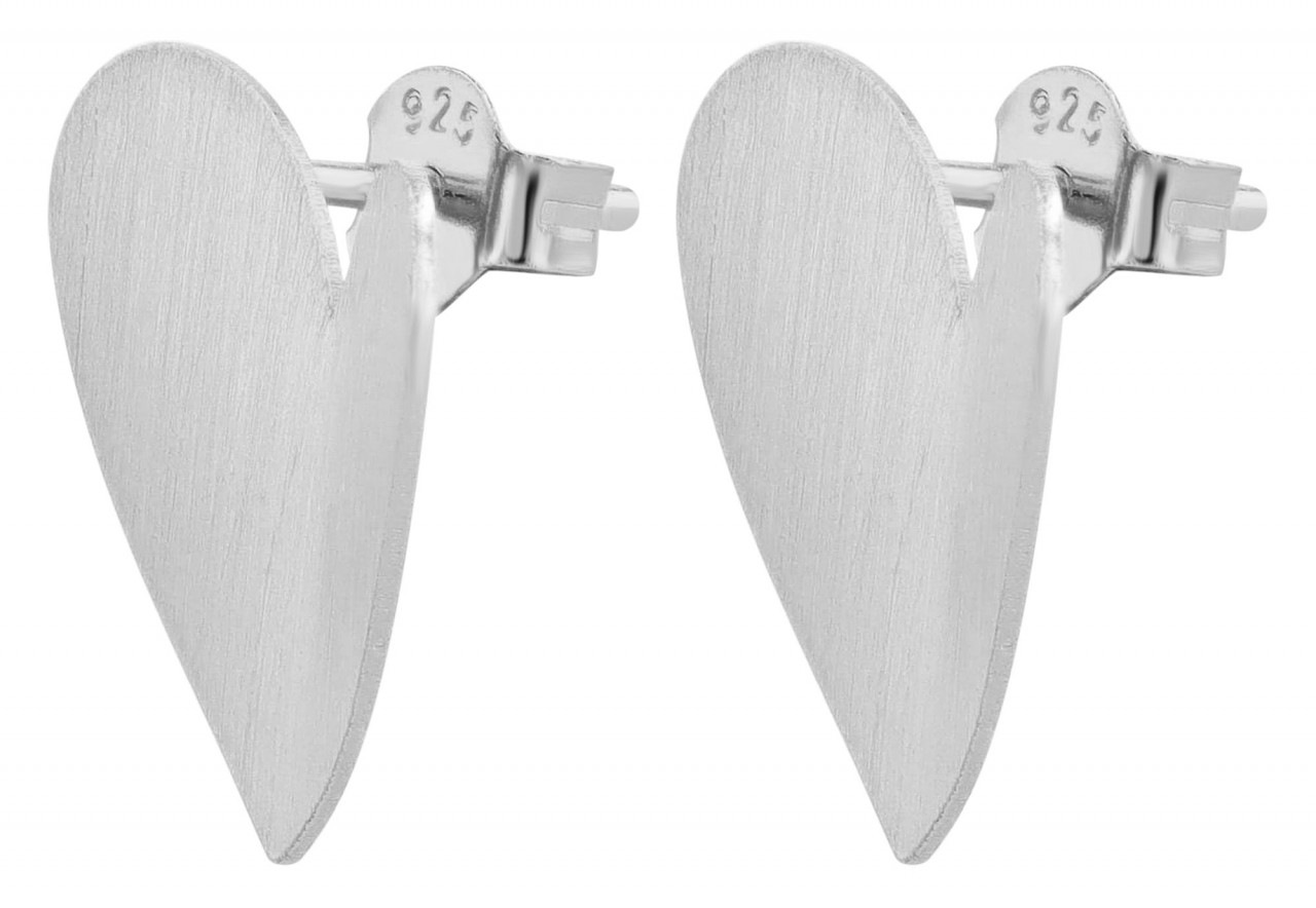 Adelia´s Paar Ohrstecker »Adelia's Damen Ohrstecker aus 925 Sterling Silber mit Herz«