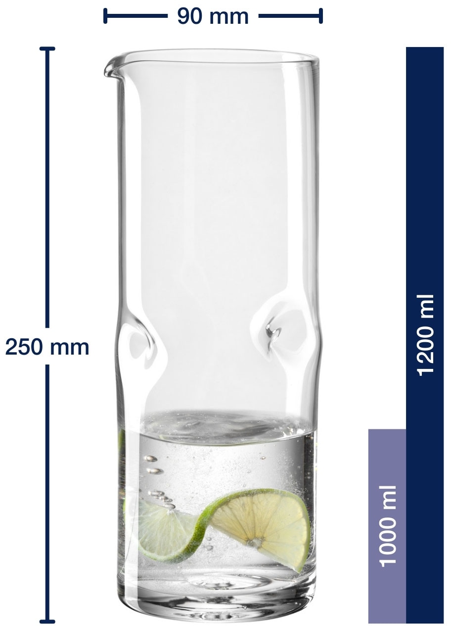 LEONARDO Wasserkrug »Krug VESUVIO, 1 Liter« spülmaschinengeeignet