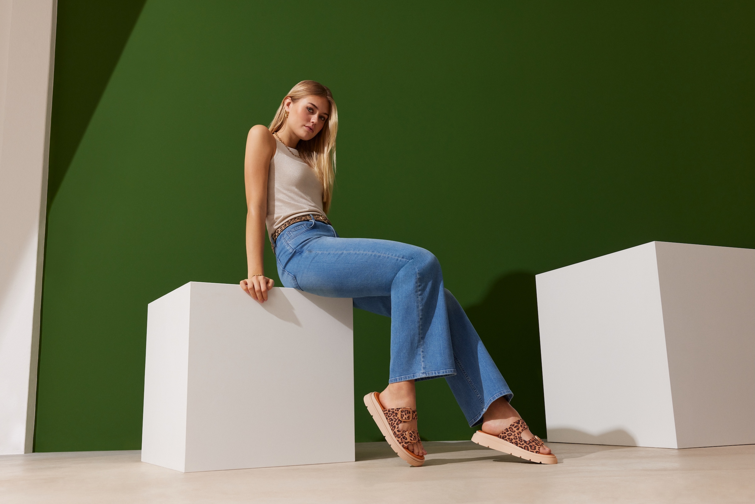 Tamaris Pantolette, Keilabsatz, Plateau, Sommerschuh, mit Touch It-Ausstattung