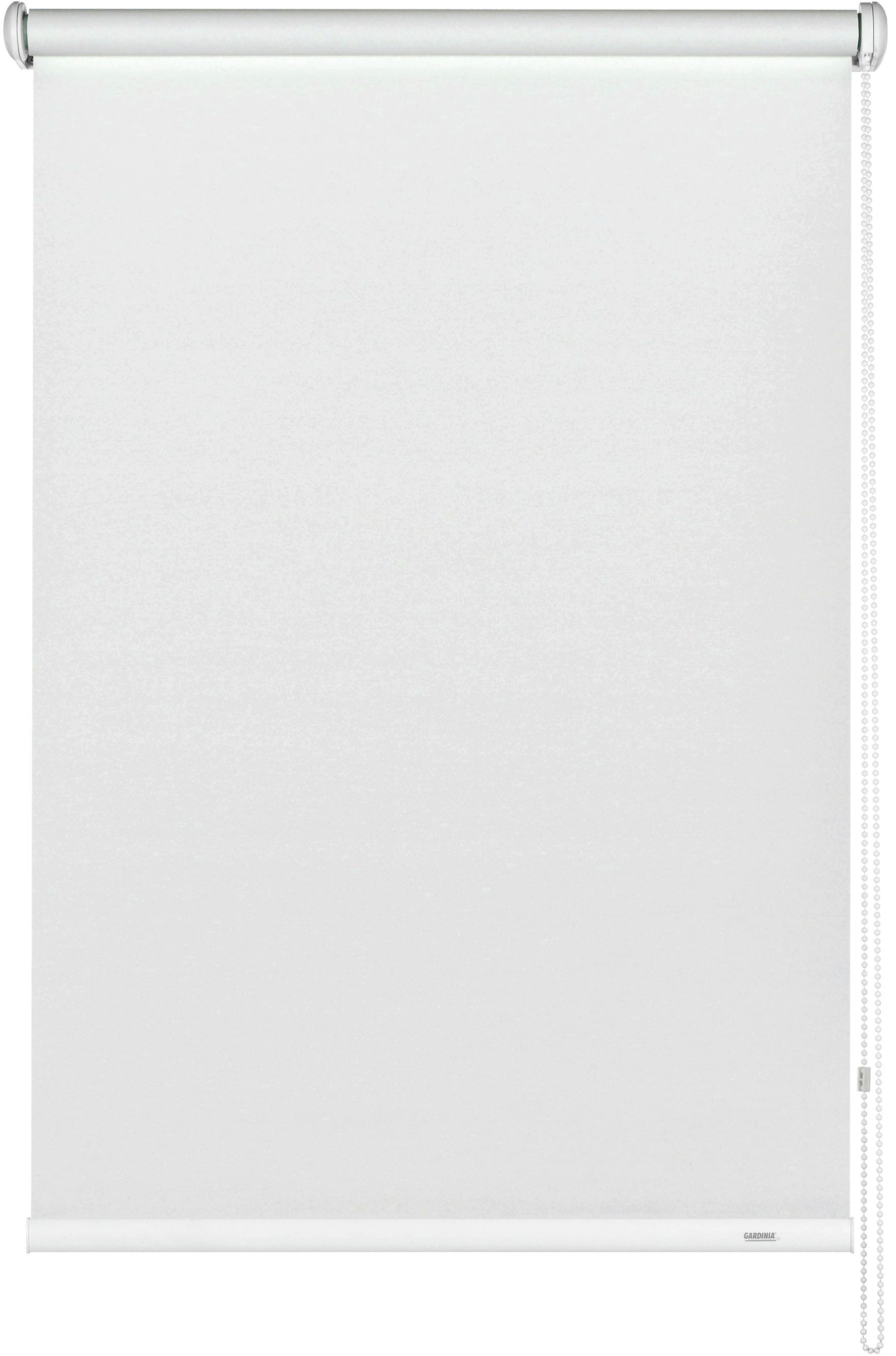 GARDINIA Seitenzugrollo »Uni-Rollo Abdunklung«, verdunkelnd, Abschlussprofil  in weiß kaufen bei OTTO | Verdunkelungsrollos