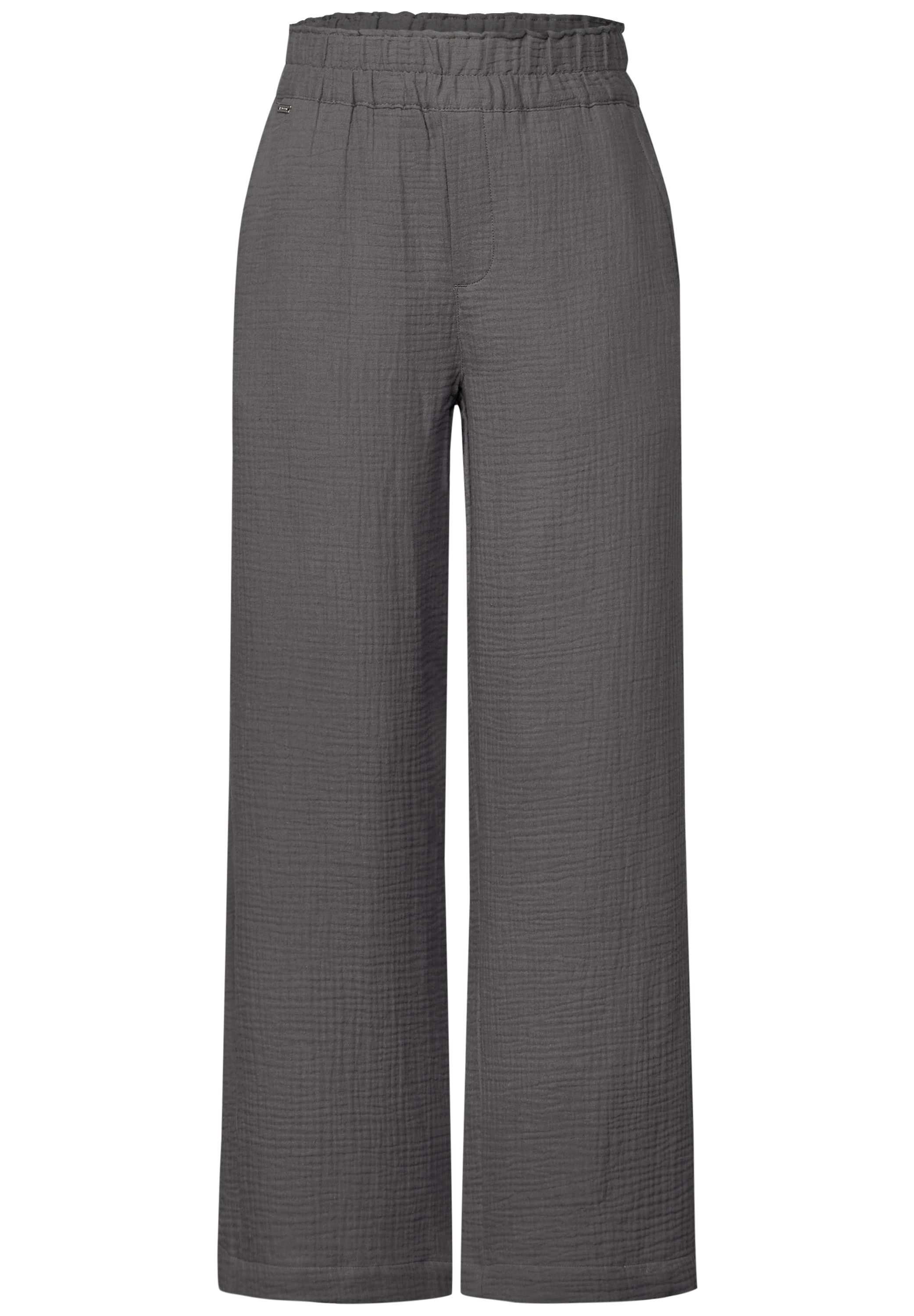 STREET ONE Stoffhose, Sommerhose in Struktur-Optik