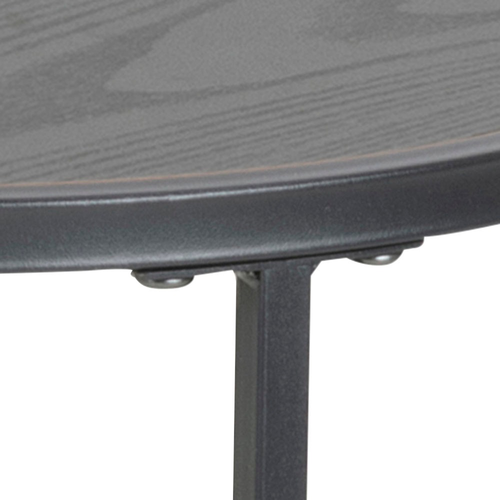 ACTONA GROUP Beistelltisch, Metallgestell im modernen Industrie-Look, rund, T: 40 x H: 55 cm