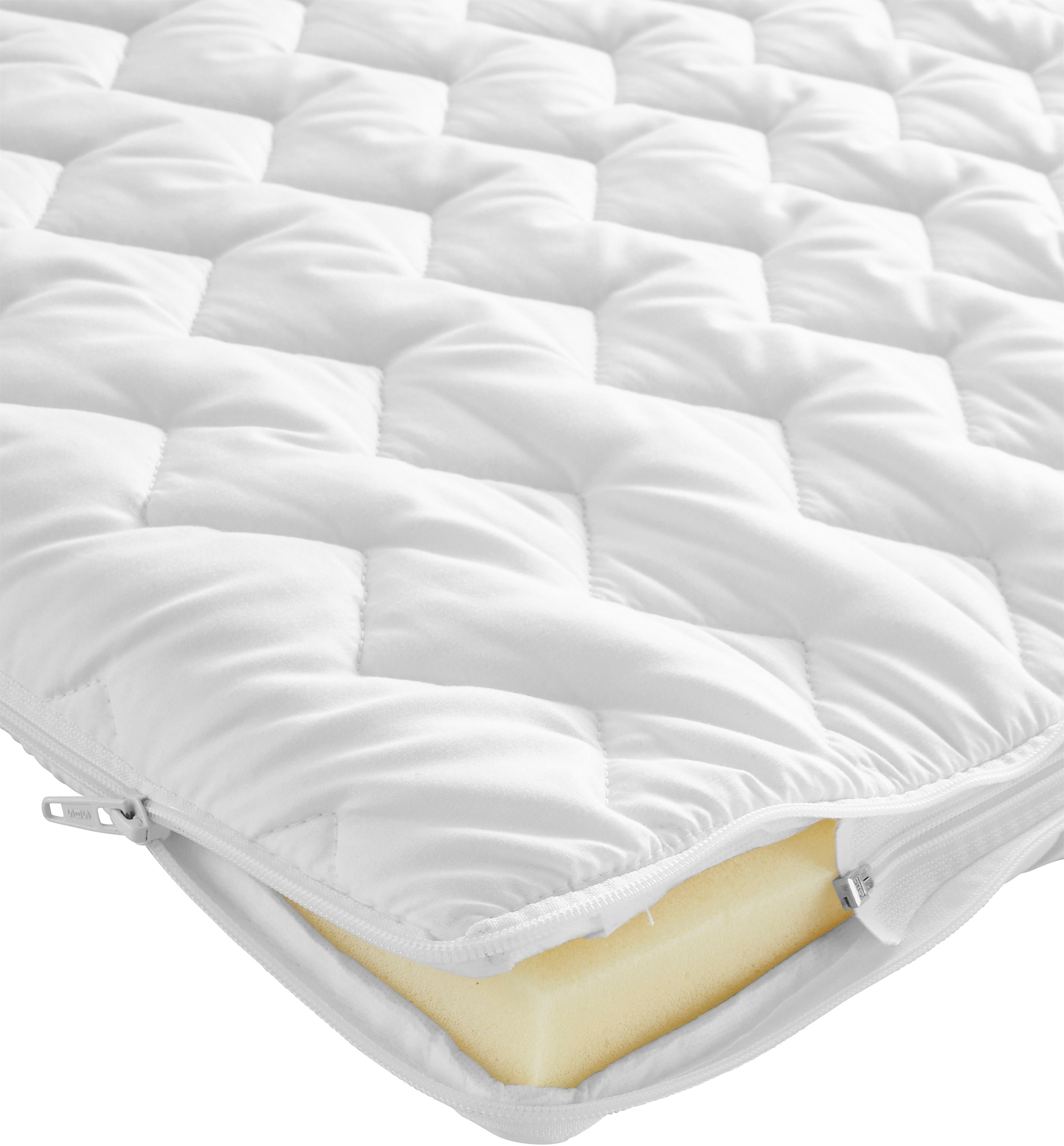 Places of Style Boxspringbett »Skien«, incl. Kaltschaumtopper, 2 Härtegrade, 3 Ausführungen