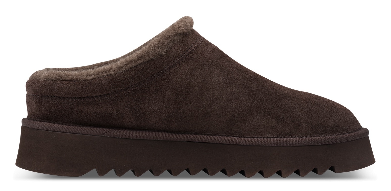 Tamaris Hausschuh  , Clogs, Bequemschuh mit Fellimitat-Kragen