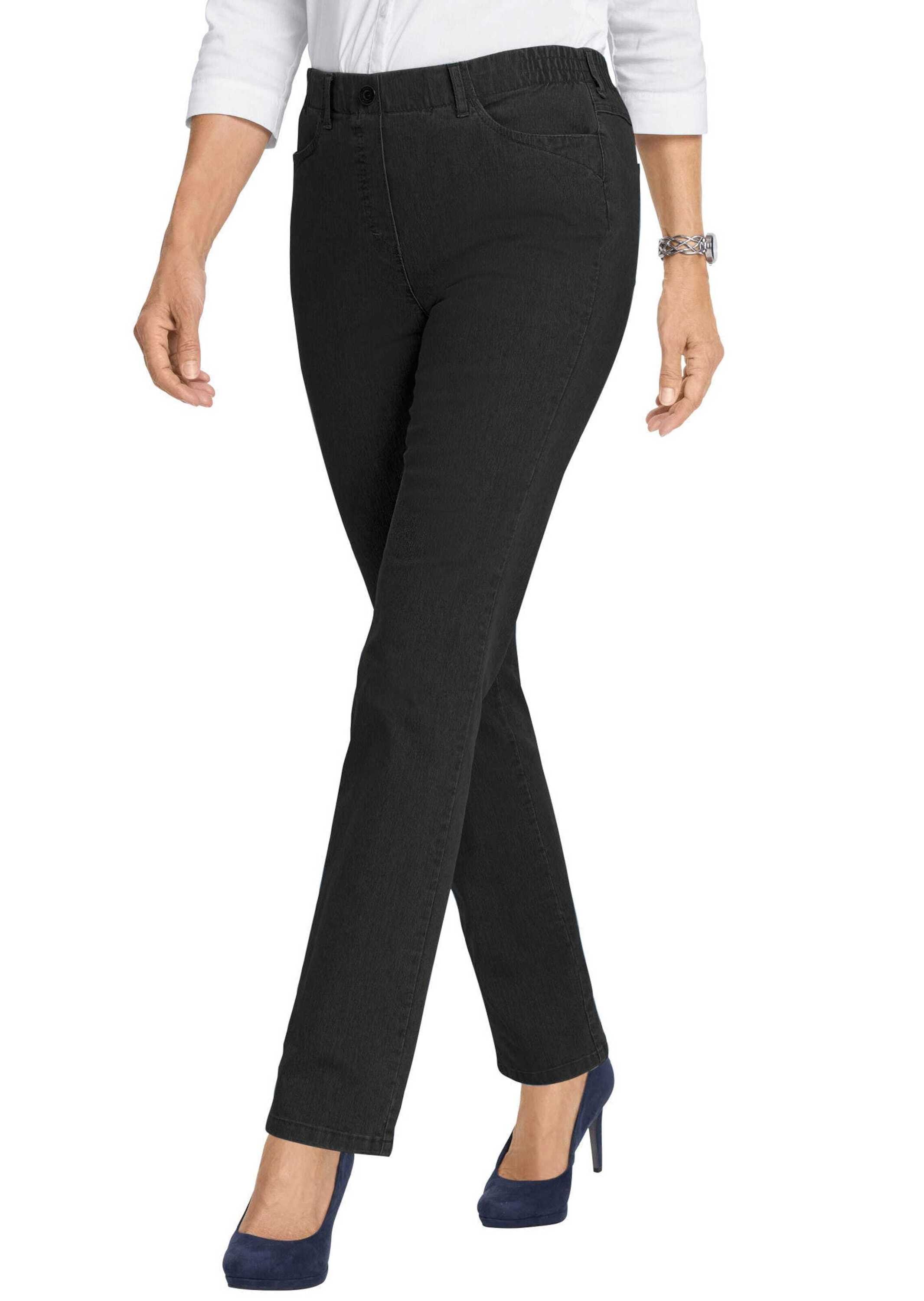 GOLDNER Regular-fit-Jeans »Edel geschmückte Jeansschlupfhose MARTHA«