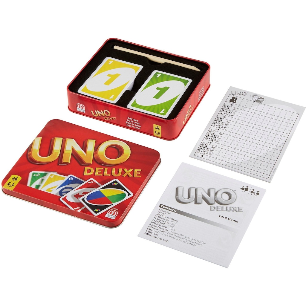 Mattel games Spiel »UNO Deluxe in Metalldose«