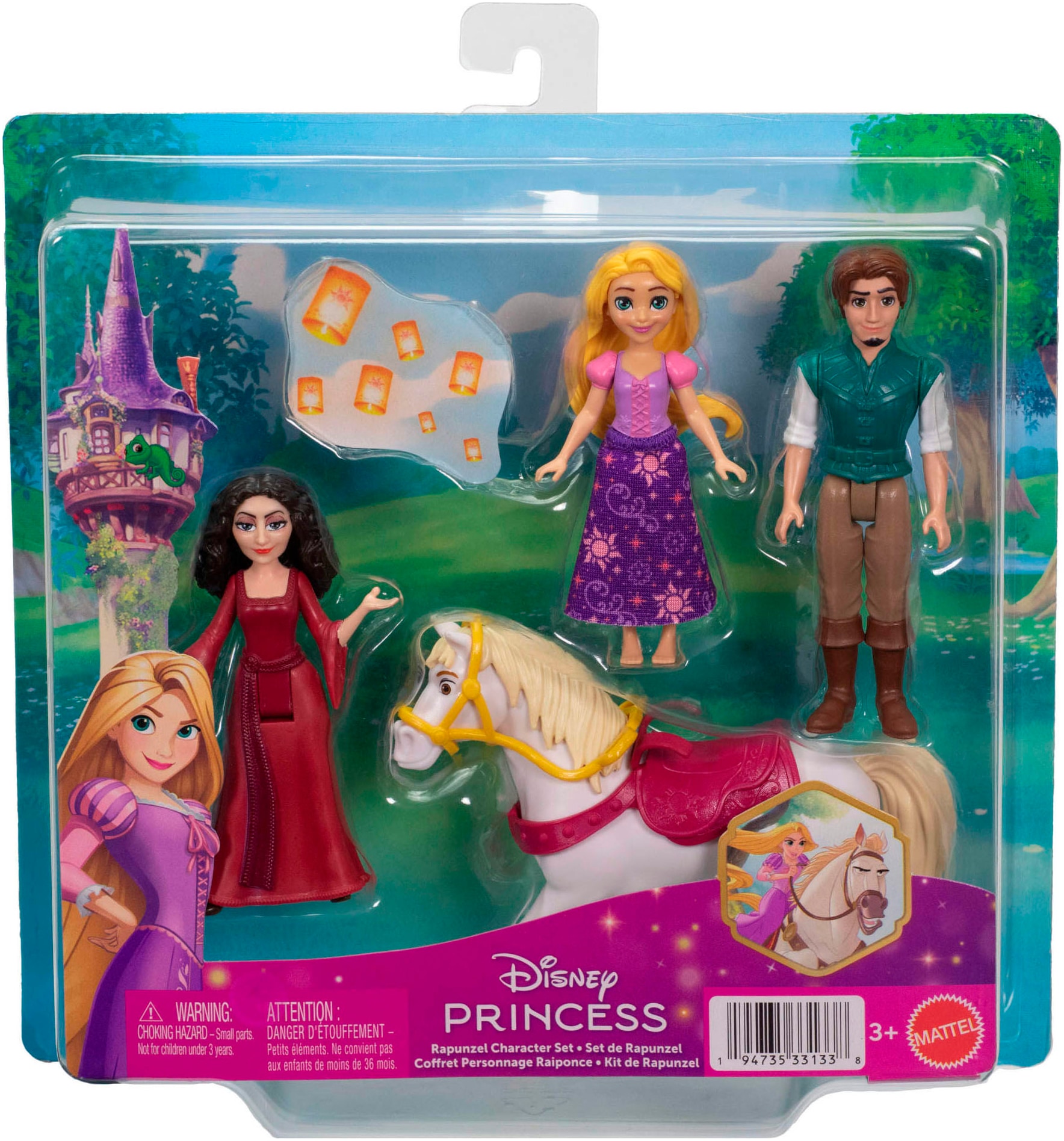Mattel® Anziehpuppe »Disney Prinzessin, Kleine Puppen Rapunzel Pack«