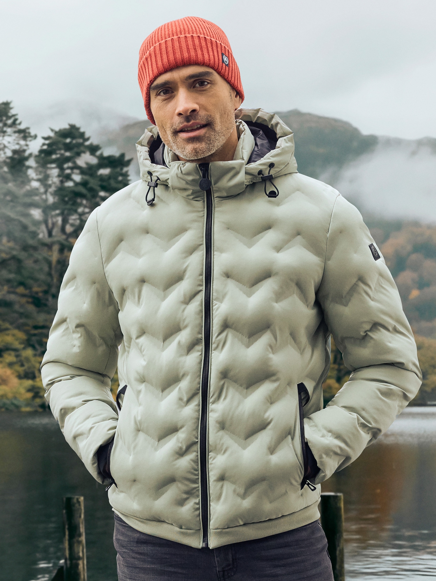 LERROS Steppjacke »LERROS Herren Funktions-Steppjacke«, mit Kapuze, Wasser- und windabweisend, atmungsaktiv