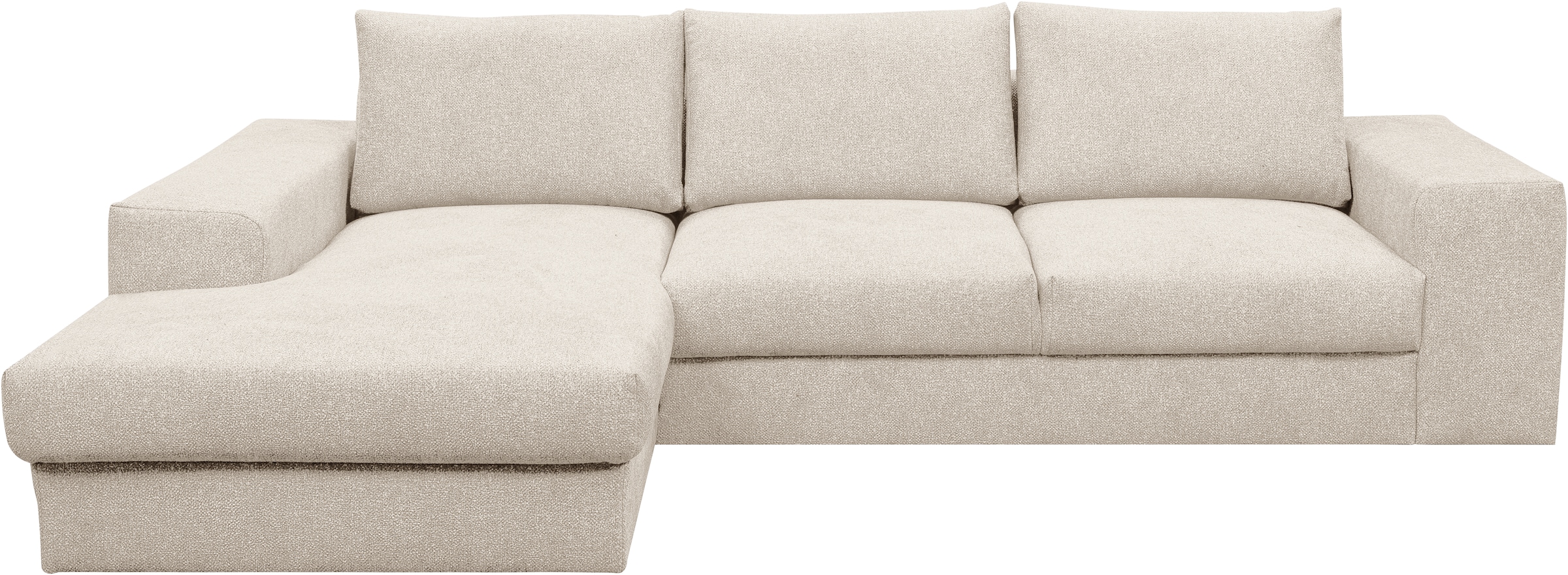 WERK2 Ecksofa »Rozzana«, Design Ecksofa mit hohem Komfort in trendig-weichem Cord & Breitcord