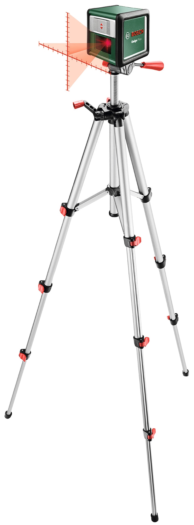 Bosch Home & Garden Kreuzlinienlaser »Quigo Plus«, (Set), Max. Reichweite: 7m