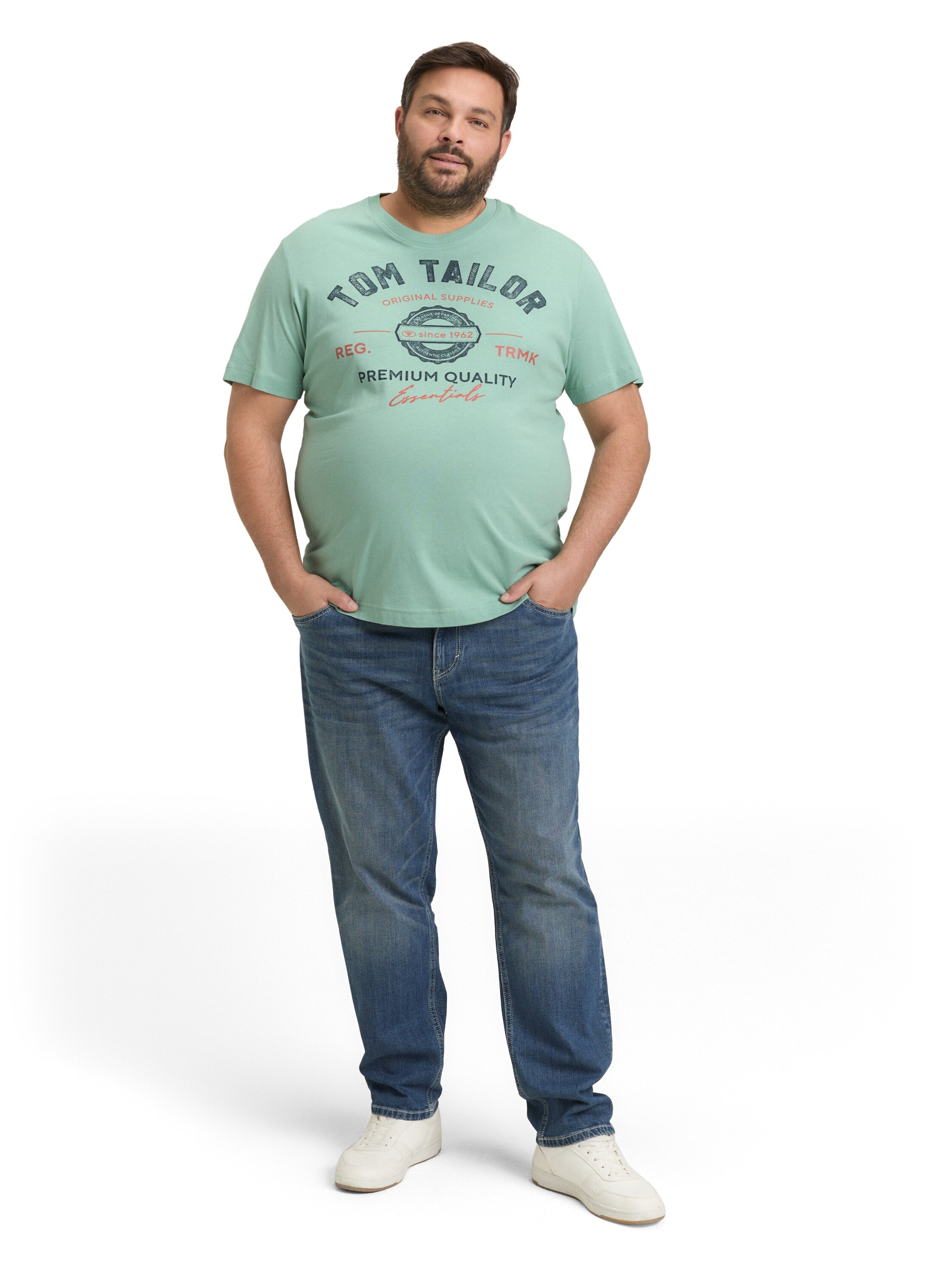 TOM TAILOR PLUS mit Logo-Print