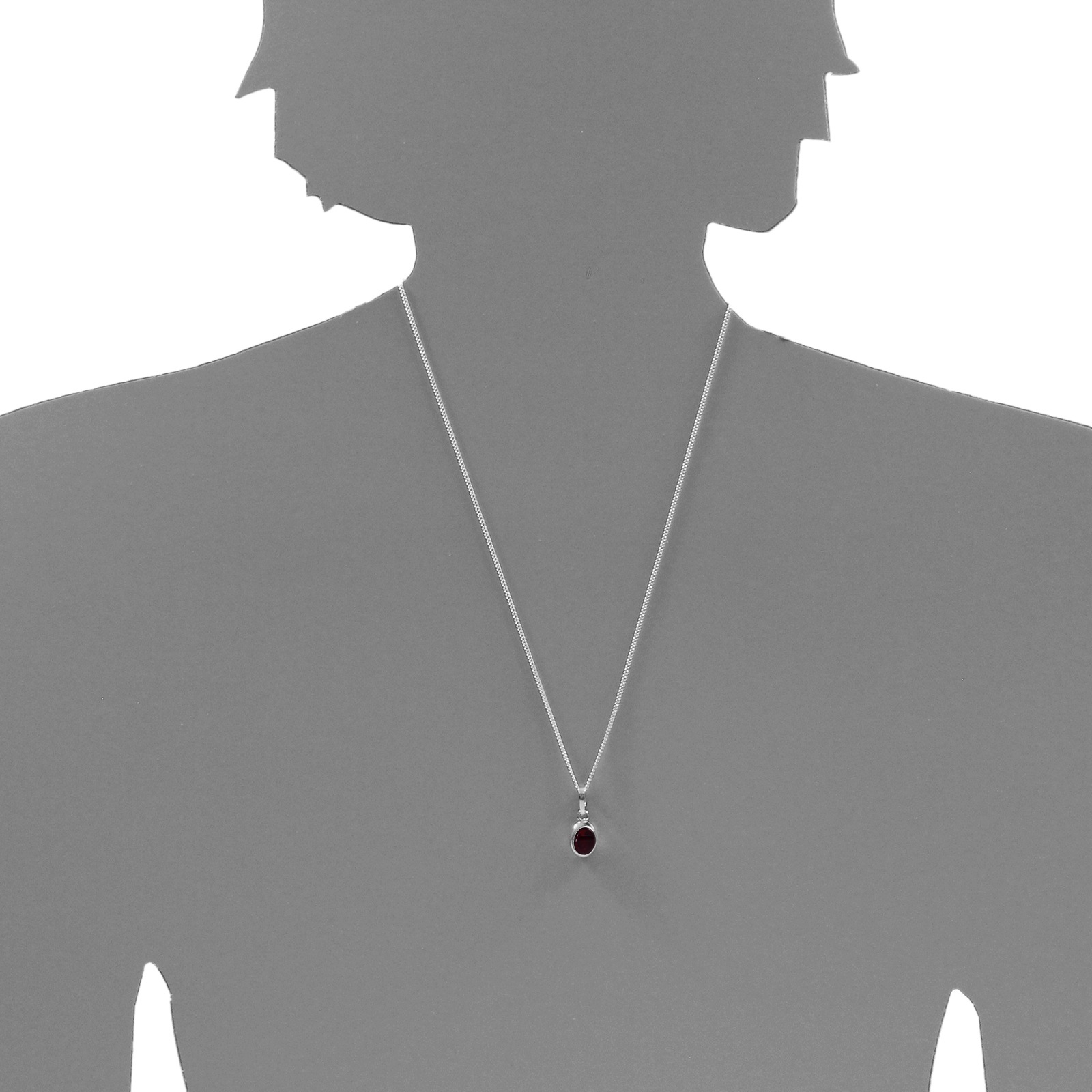 OSTSEE-SCHMUCK Kettenanhänger »- Olivia - Silber 925/000 - Bernstein«