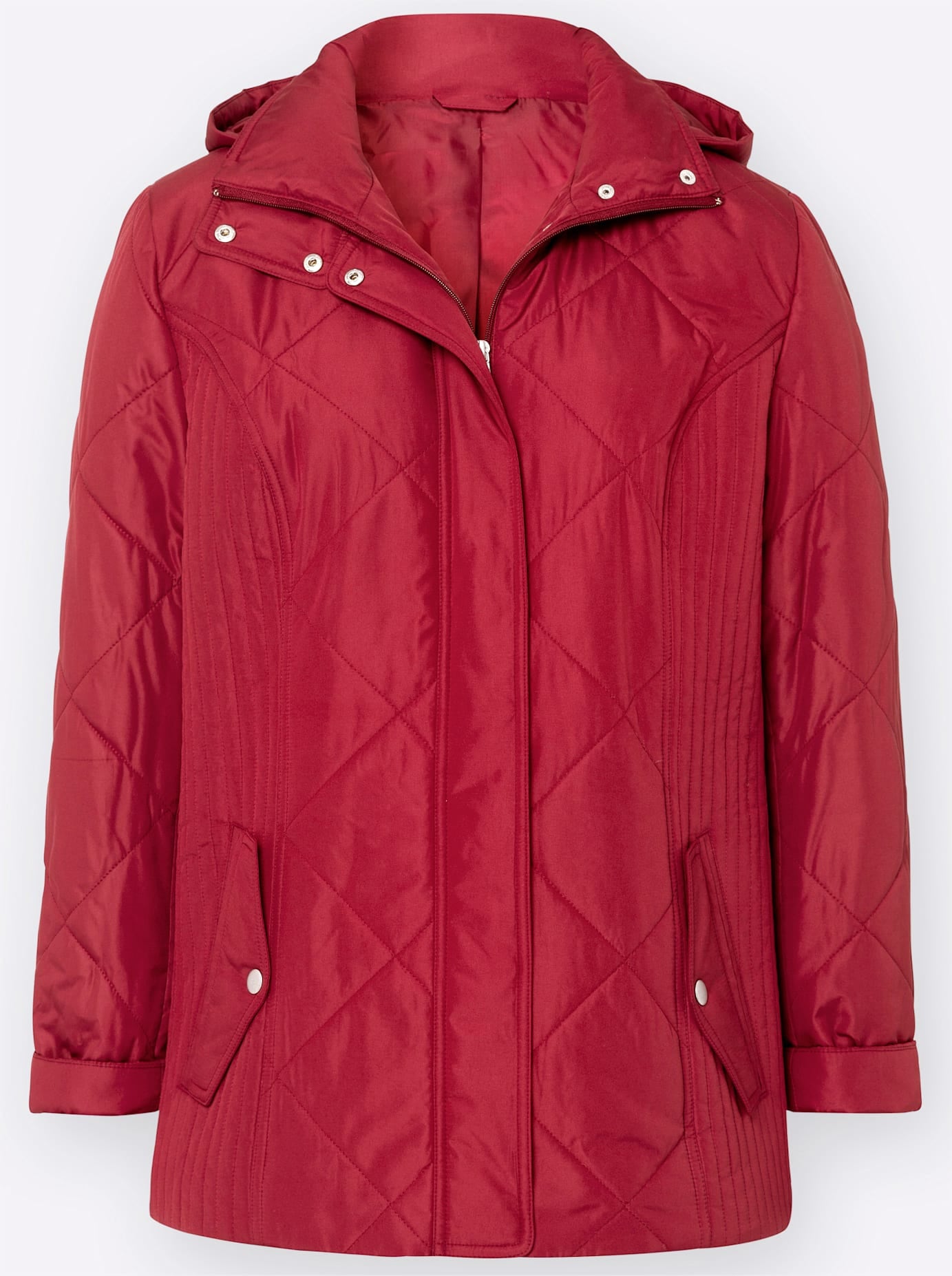 Classic Basics Langjacke, mit Kapuze