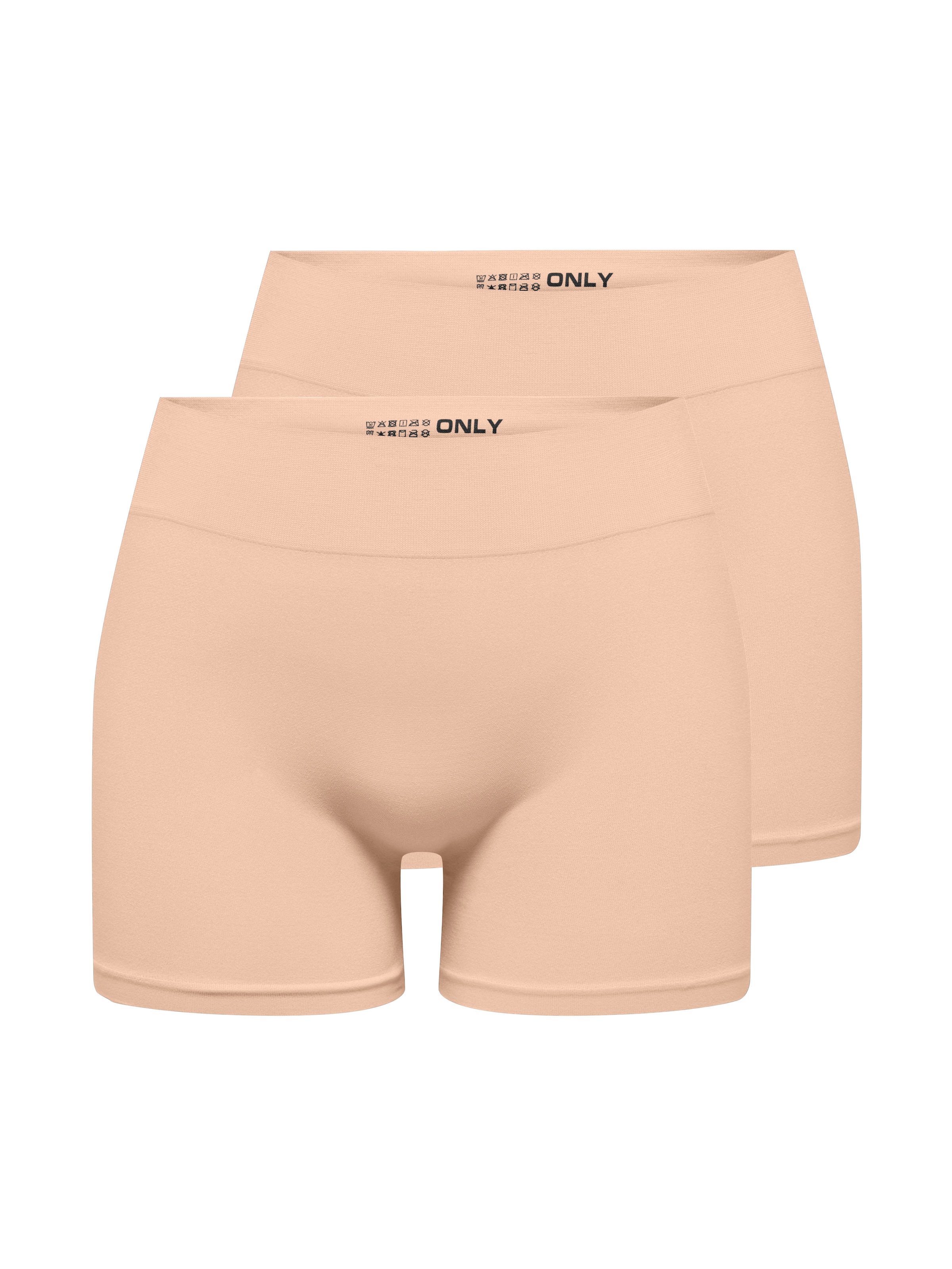 ONLY Hotpants »ONLVICKY S-LESS MINI SHORTS 2-PACK«, (Packung, 2 tlg.)