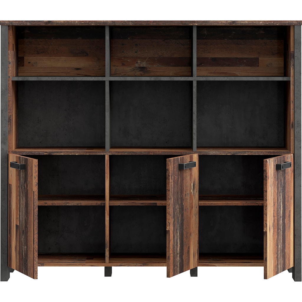 FORTE Highboard »Clif«, Höhe ca. 118 cm