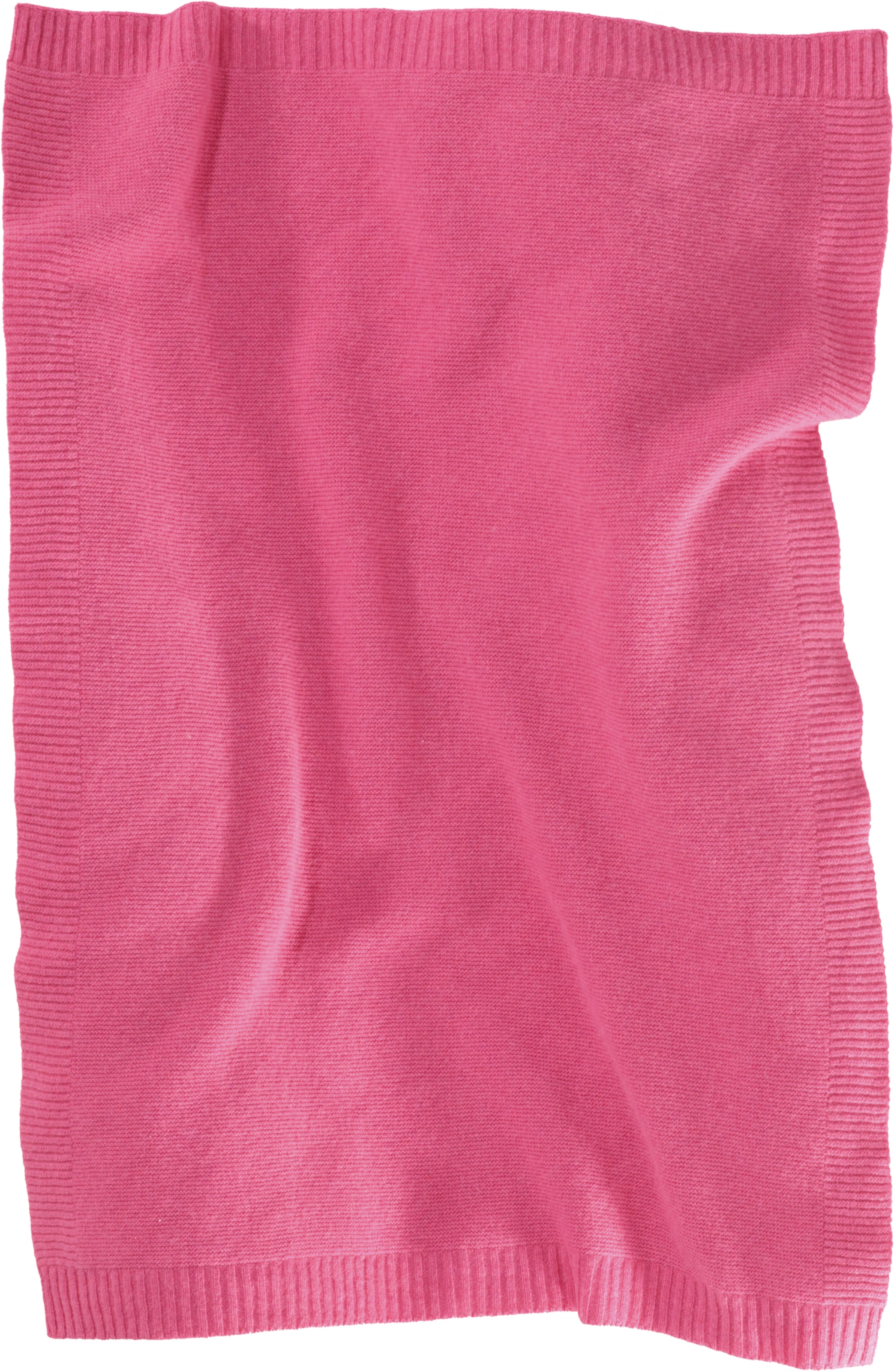Biederlack Babydecke »Babydecke Wool Knit«, 75 x 100, mit kontrastfarbigem Patentrand