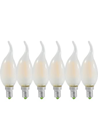 LED-Leuchtmittel »Windstoß«, E14, 6 St., Warmweiß