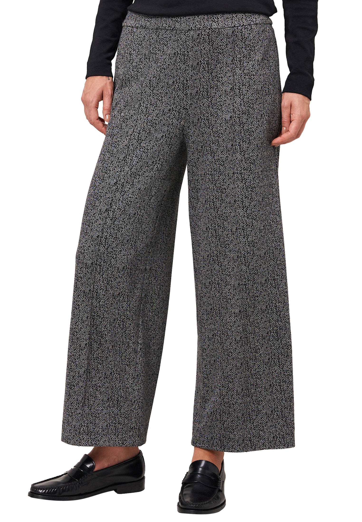 Zero Arbeitshose »Jacquard-Hose weites Bein 26 Inch«