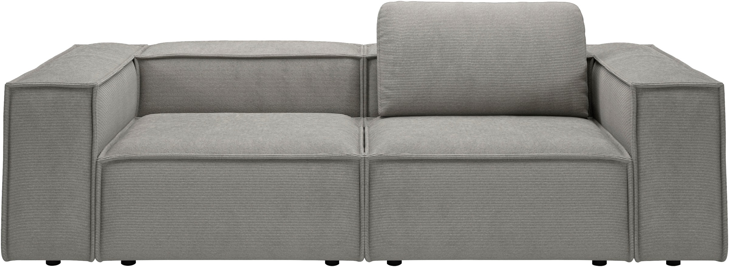 Places of Style 2-Sitzer »Watertown, modernes Sofa 246 cm breit, auch in Feincord«, stilvolles Sofa für 2 Personen mit extra breiter Sitzfläche