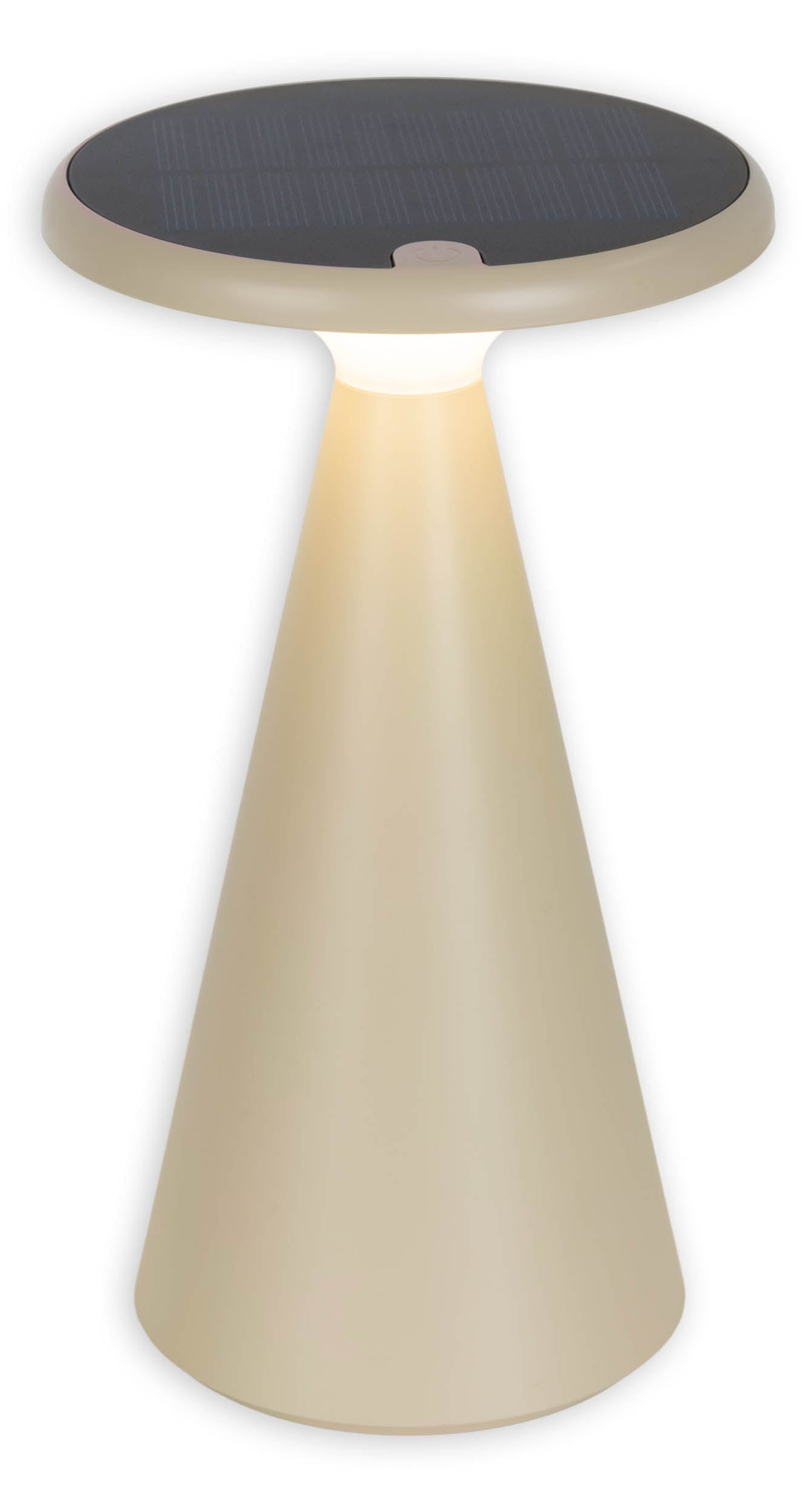 näve LED Tischleuchte »Palu«, 1 flammig, Leuchtmittel LED-Modul | LED wechselbar, Solar-/Akkubetrieb, Touch, Dimmbar, Memory, USB-C-Ladekabel, warmweiß