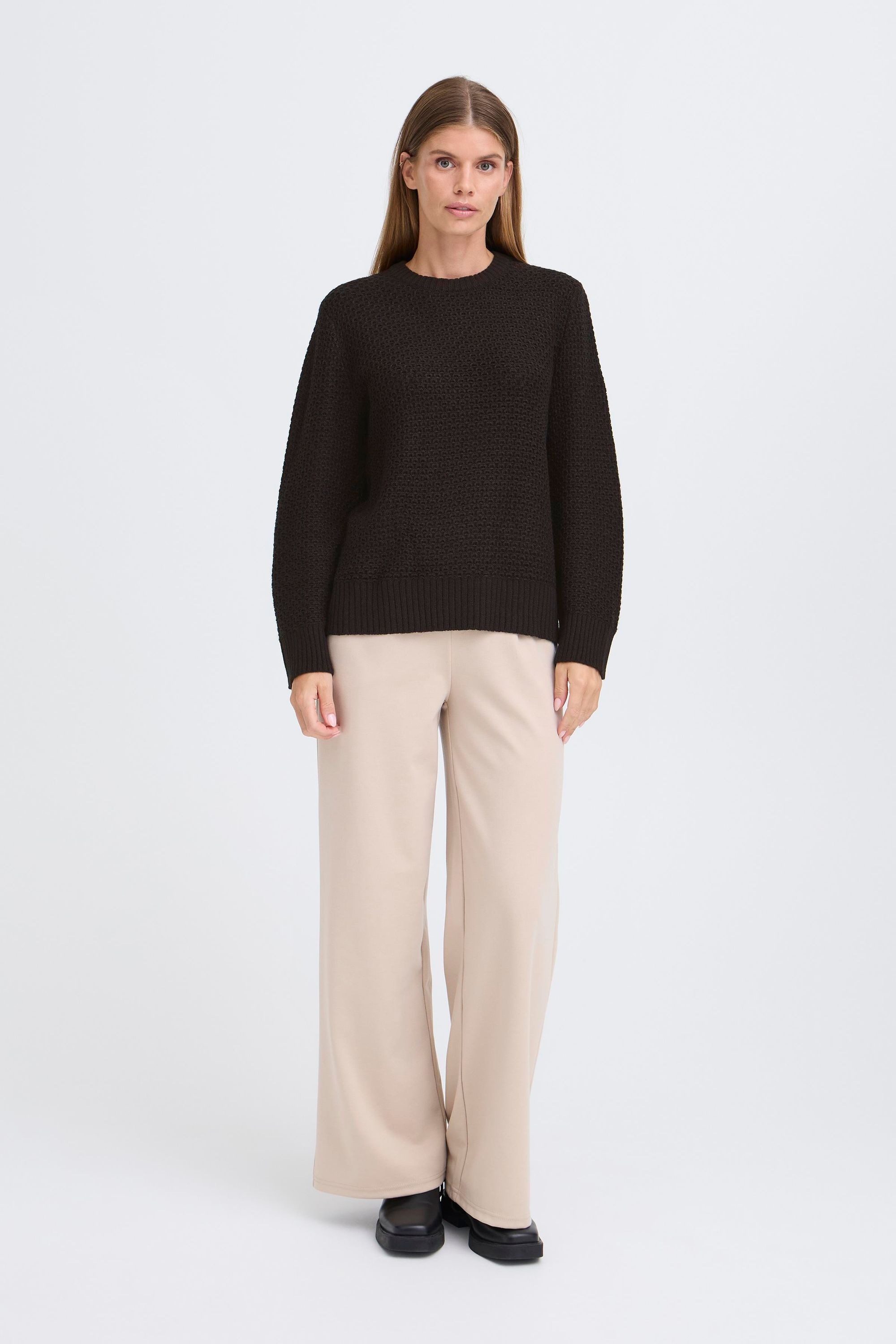 OXMO Strickfleece-Pullover »Strickpullover OXBMMNELLY JUMPER«