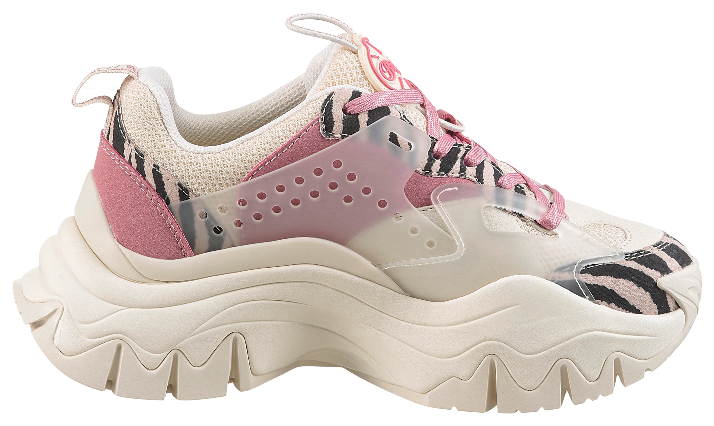 Buffalo Plateausneaker »TRAIL ONE vegan«, Ugly Sneaker, Schnürschuh, Freizeitschuh, Streetwear-Look