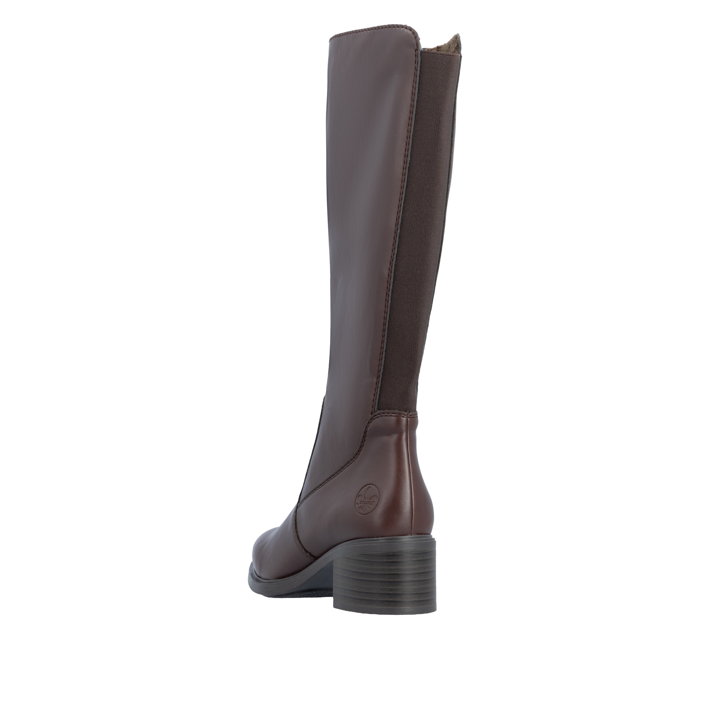 Rieker Stiefel  Klassik-Stiefel, Blockabsatz, mit Stretcheinsatz hinten