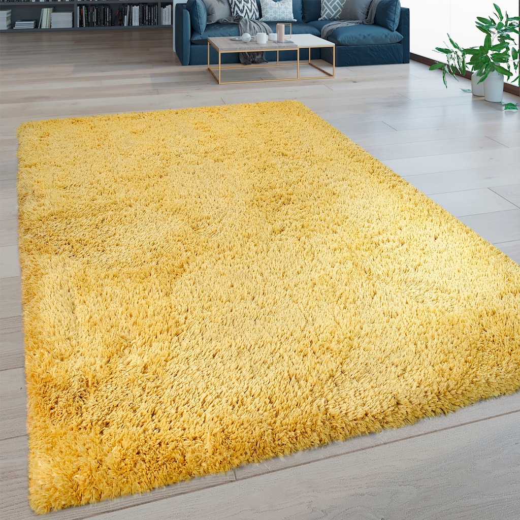 Paco Home Hochflor-Teppich »Bamba 410«, rechteckig