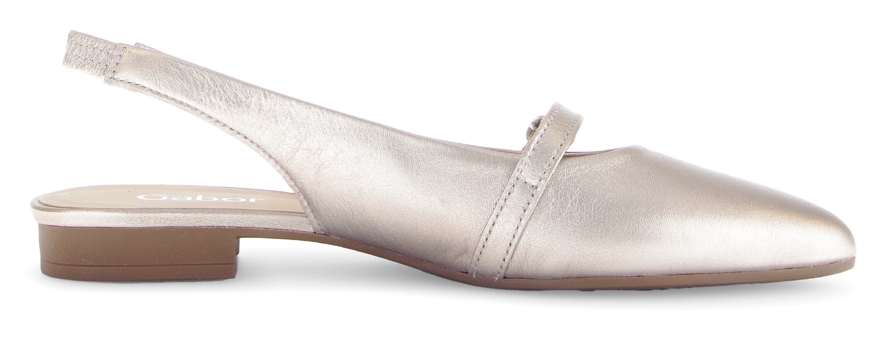 Gabor Slingpumps, Blockabsatz, Abendschuh, Businessschuh, elastisches Fersenriemchen