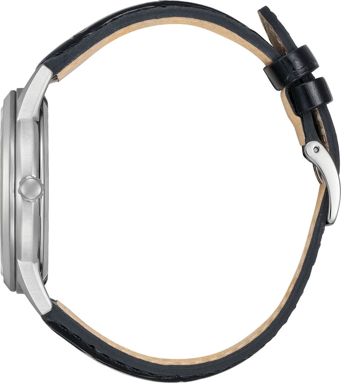Citizen Solaruhr, Armbanduhr, Herrenuhr, Lederarmband, analog, Tag