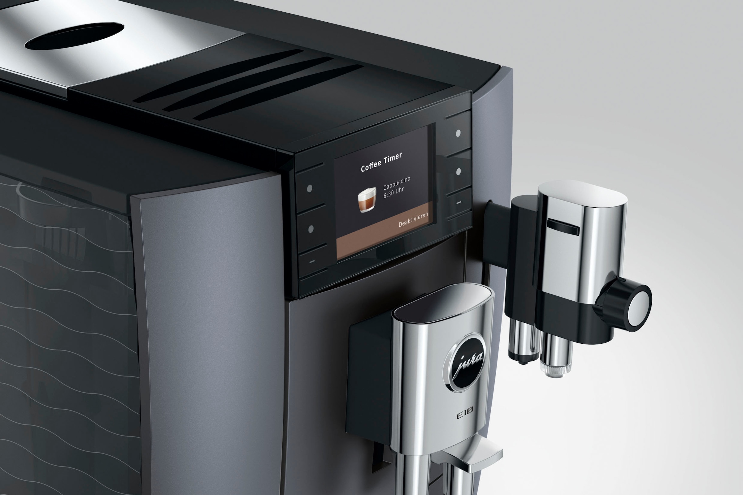 JURA Kaffeevollautomat »E10 Onyx Grey (EA)«