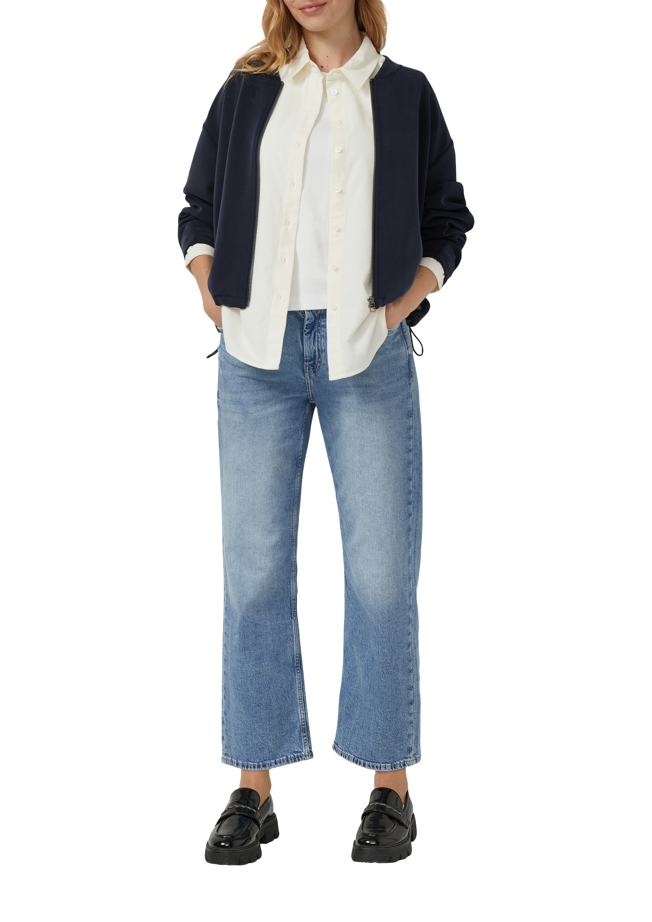 s.Oliver Hemdbluse, aus Feincord, Relaxed Fit