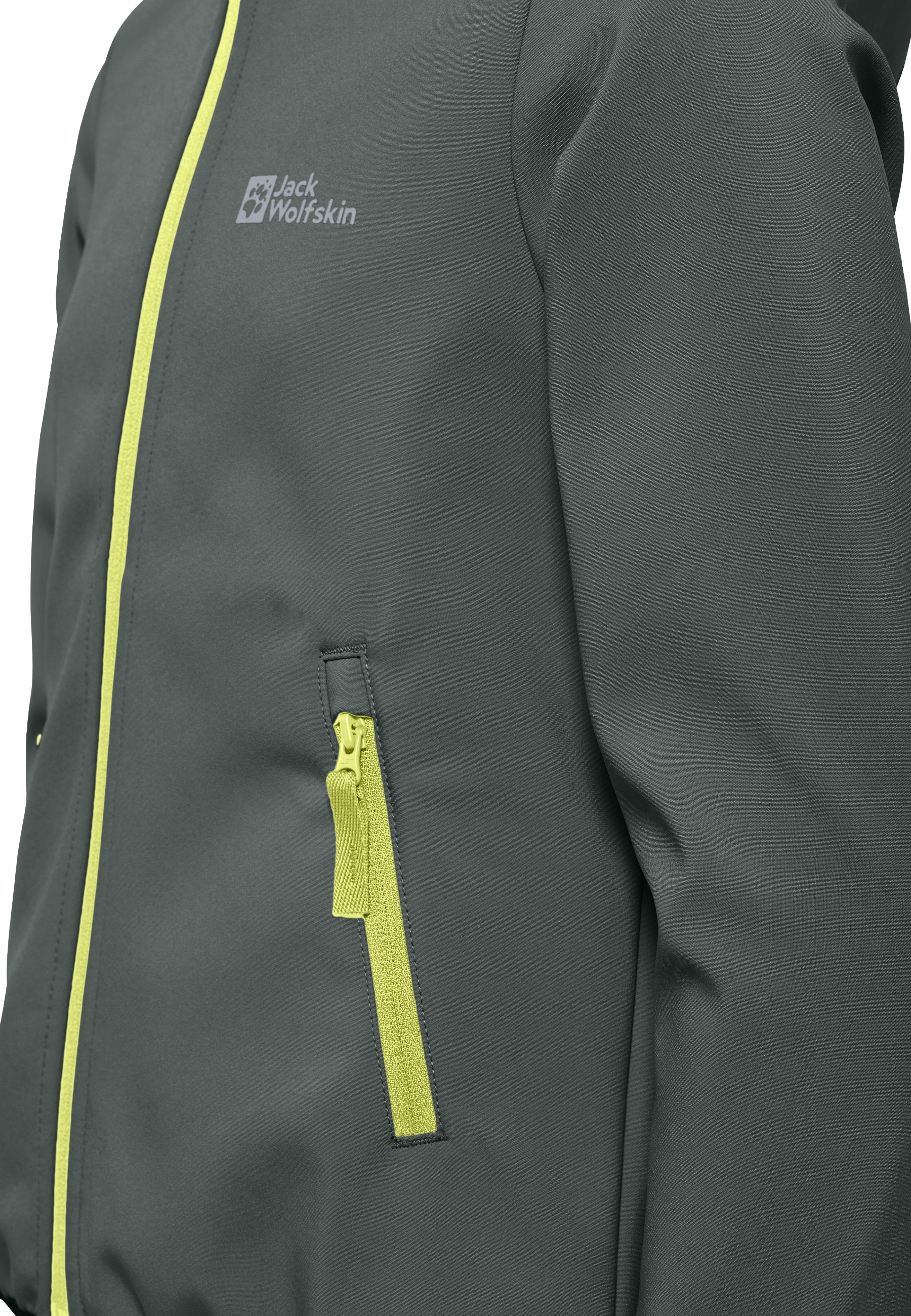 Jack Wolfskin Softshelljacke »FOURWINDS JACKET KIDS«, mit Kapuze