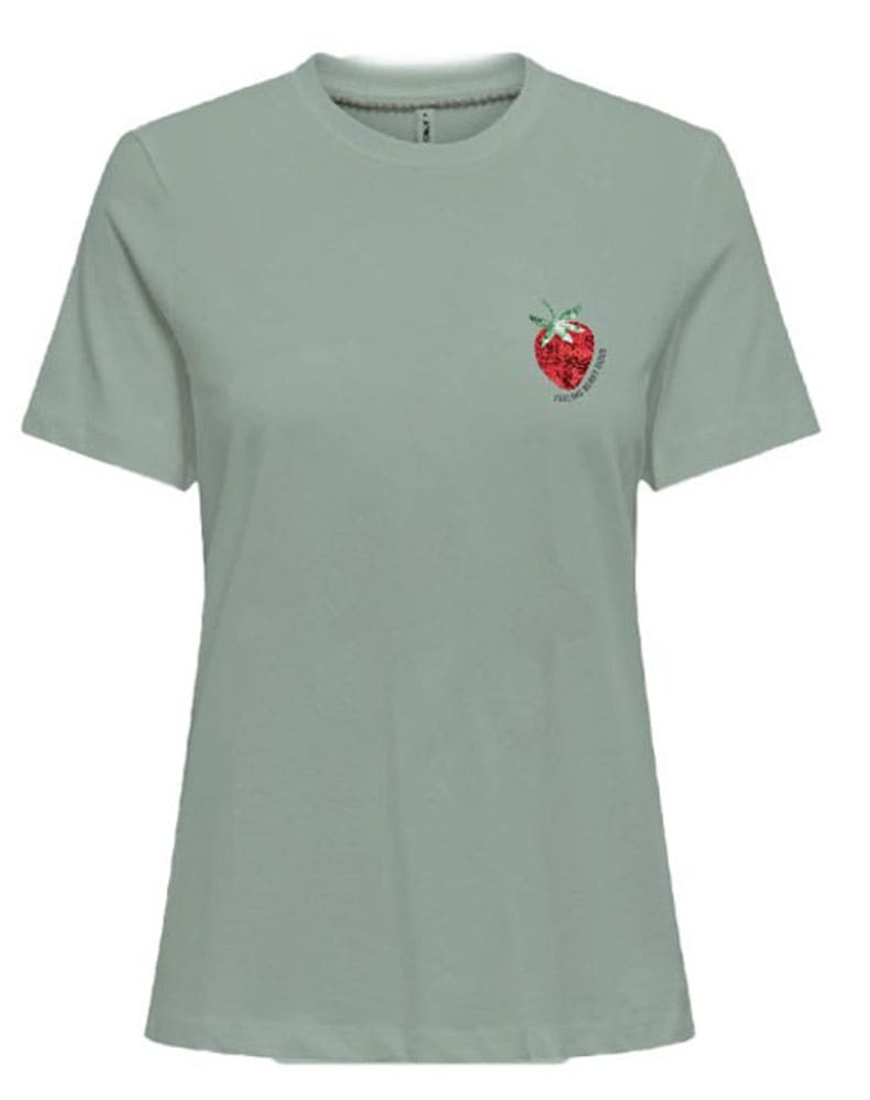 ONLY Kurzarmshirt »ONLKITA S/S TEE JRS NOOS« Baumwolle, regular fit