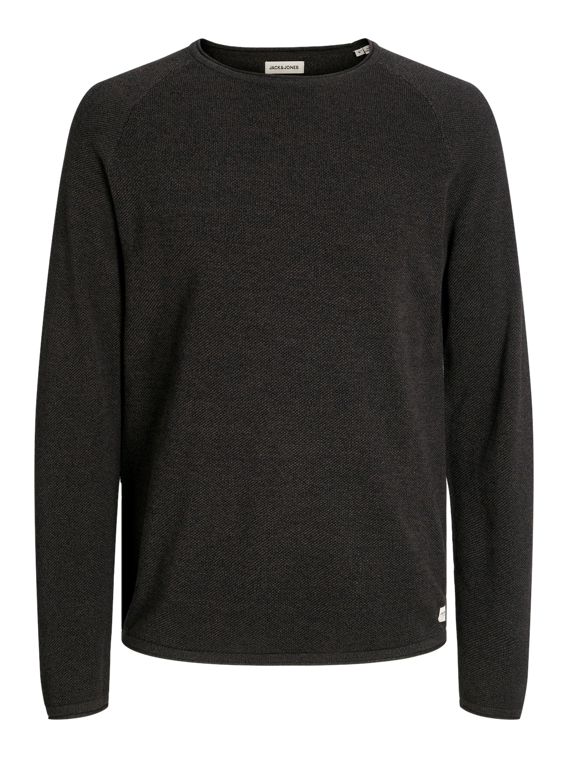 Jack & Jones Rundhalspullover »JJEHILL KNIT CREW NECK NOOS«, aus Strukturstrick
