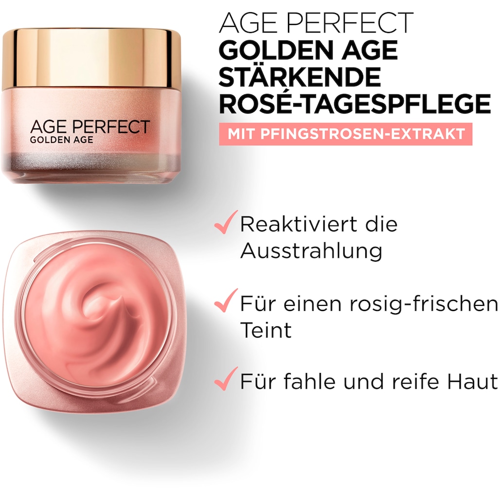 L'ORÉAL PARIS Gesichtspflege-Set »Age Perfect Golden Age Tag und Nacht«, (Set, 2 tlg.)