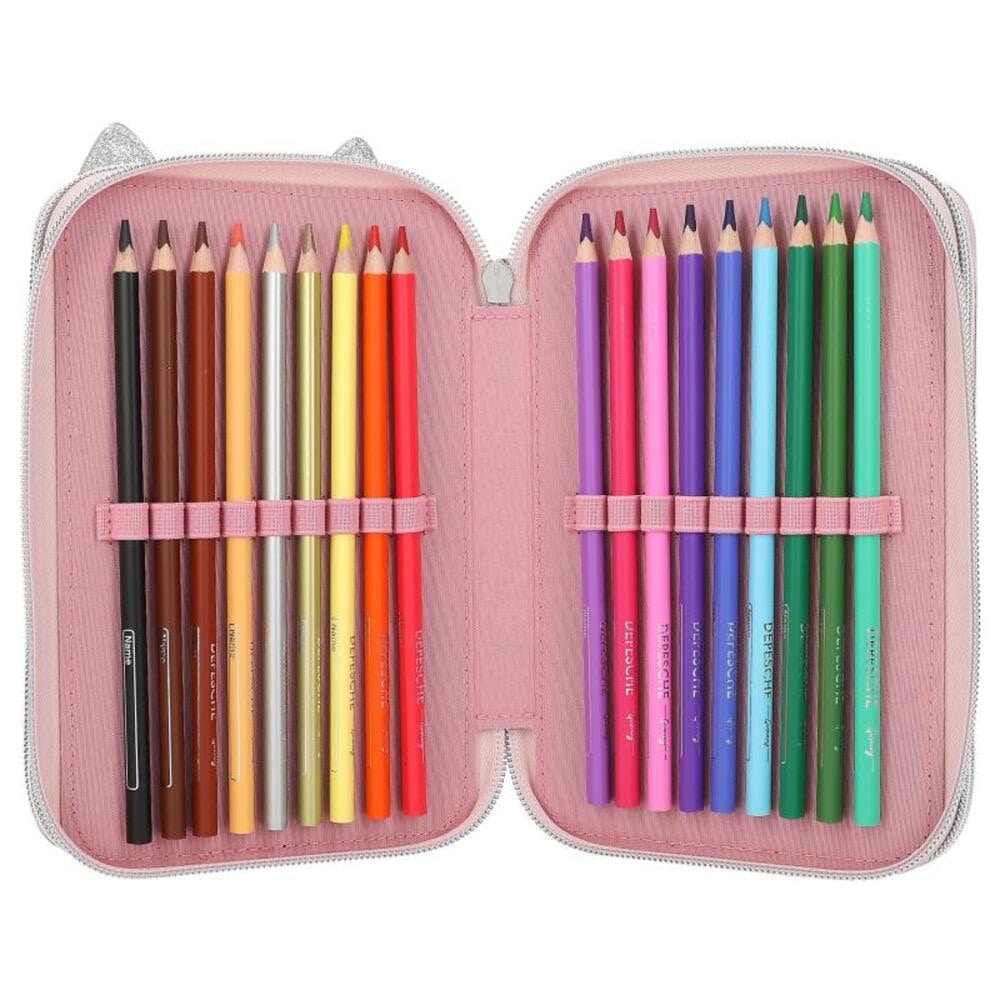 Depesche Buntstift »Federtasche TOPModel 20 x 13 x 7,5 cm pink«