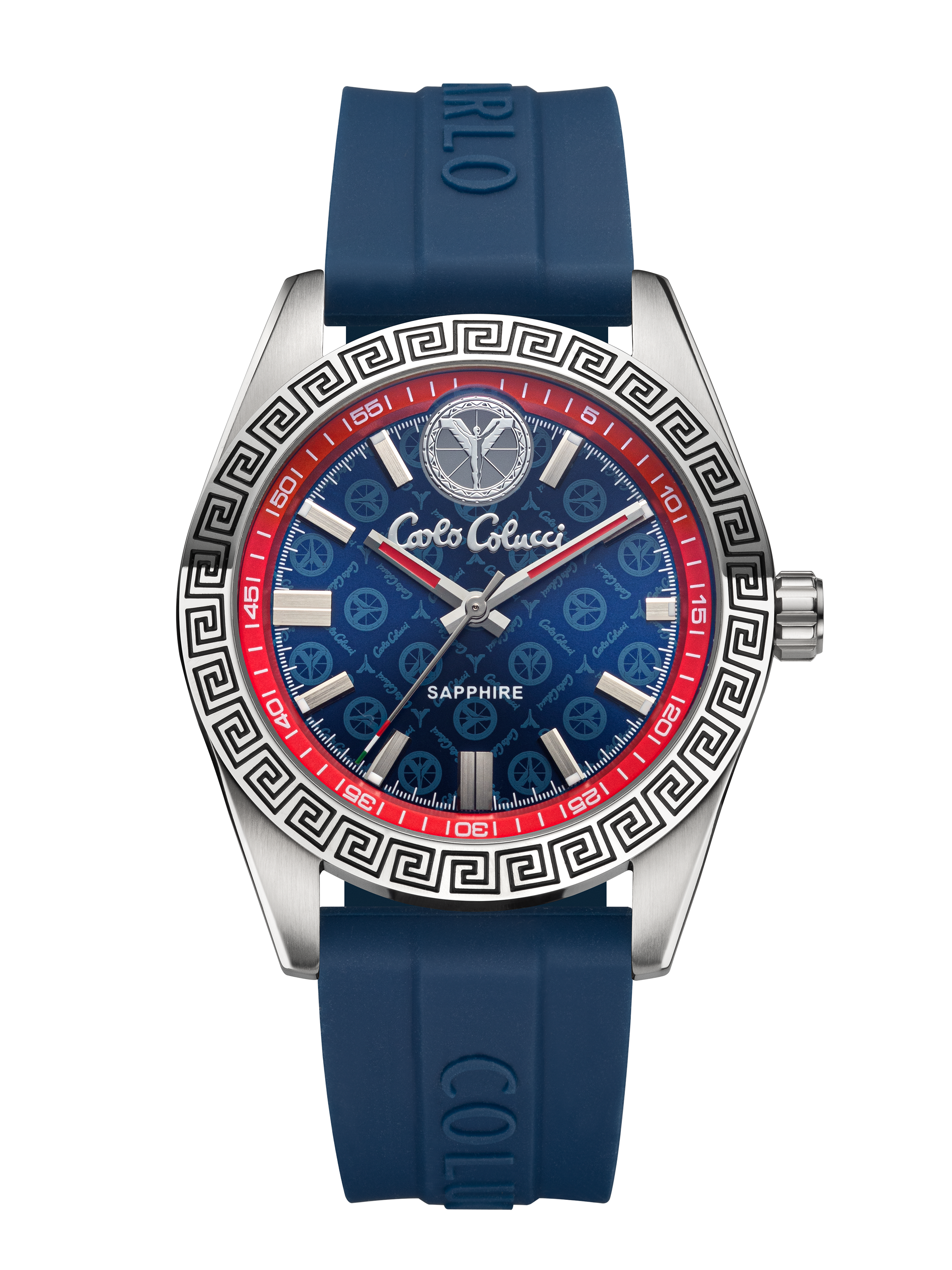 CARLO COLUCCI Quarzuhr Armbanduhr, Herrenuhr, Silikonarmband, analog