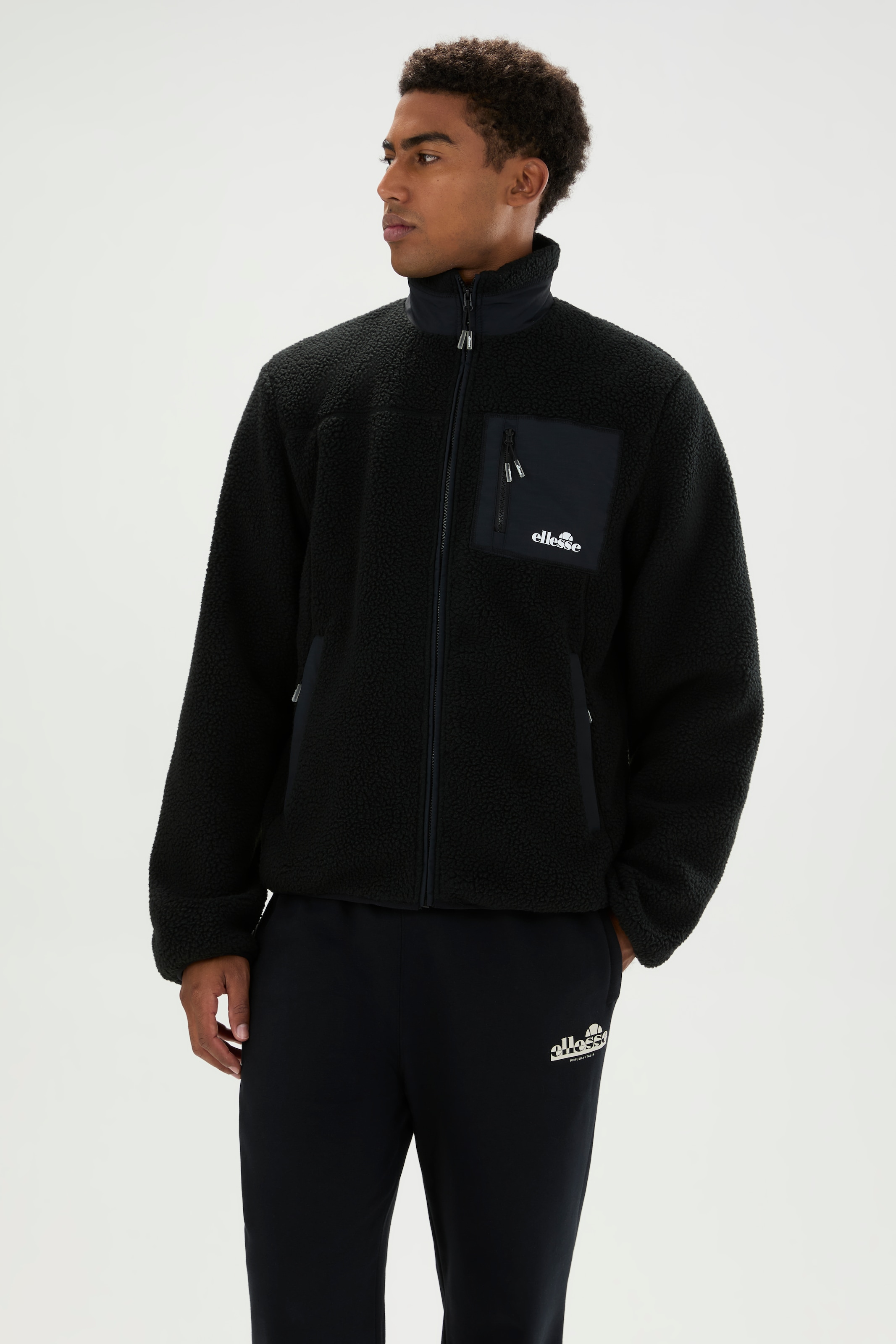 Ellesse Fleecejacke »ZERANO 2 FZ JACKET« mit Reißverschluss, normale Länge, aus Polyester