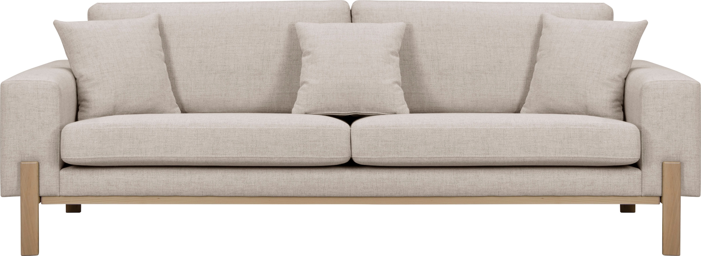 3-Sitzer »Hanne«, Verschiedene Bezugsqualitäten: Baumwolle, recyceltes Polyester